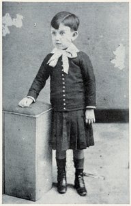 Pablo Picasso, neljävuotiaana, 1885